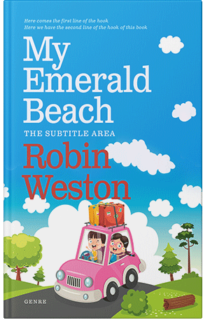 Premade Book Cover Cerulean