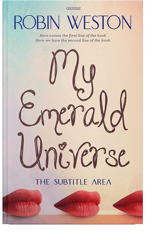 Front view of Bone #22654 - Premade Abstract Book Cover