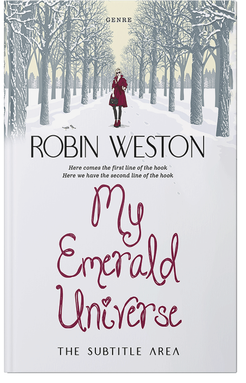 Front view of Premade Chick Lit Book Cover - Athens Gray