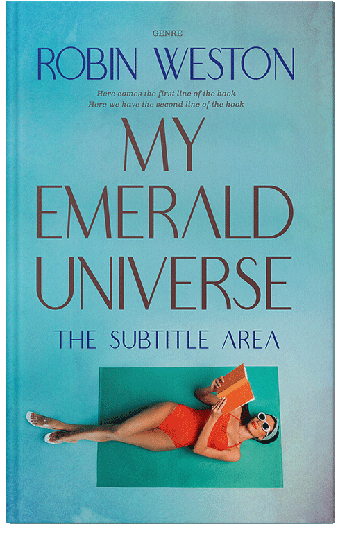 Front view of Premade Chick Lit Book Cover - Downy