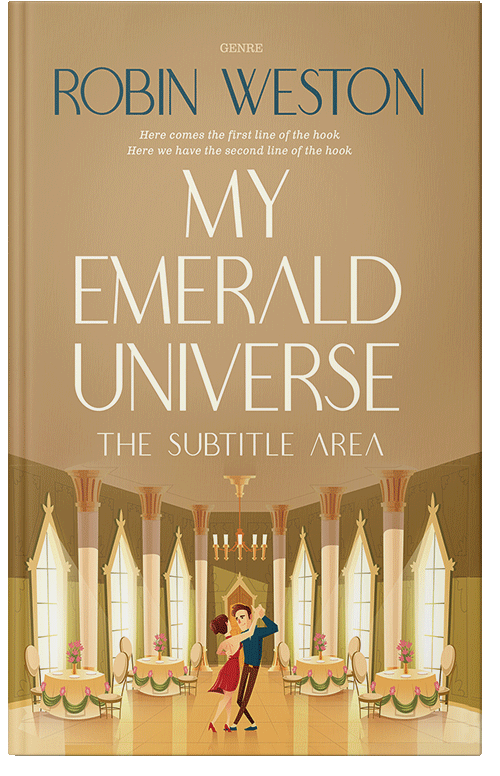 Front view of Premade Chick Lit Book Cover - Laser