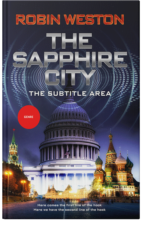 Front view of Premade Mystery & Thriller & Suspense Book Cover - Tan