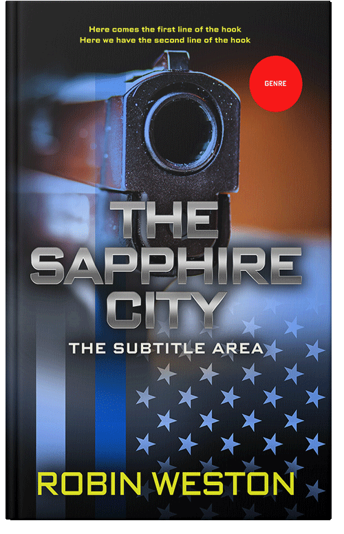 Front view of Premade Mystery & Thriller & Suspense Book Cover - Ebony Clay