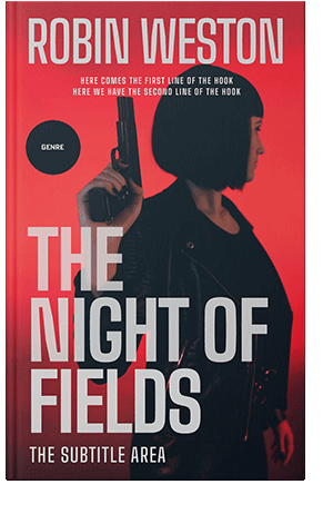 Pre Made Book Cover Brick Red