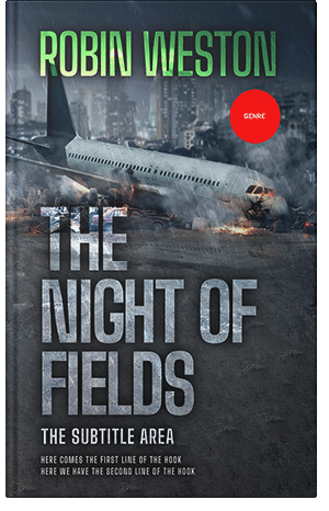 Premade Book Cover Outer Space