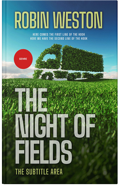 Front view of Premade Environment & Ecology Book Cover - Soft Amber