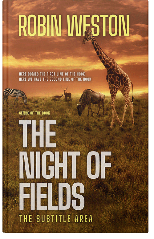 Front view of Premade Environment & Ecology Book Cover - Sepia