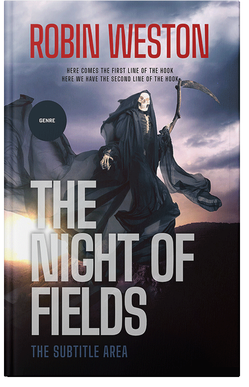 Front view of Cold Turkey #22679 - Premade Horror Book Cover