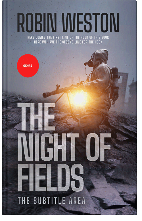 Front view of Premade Apocalyptica Book Cover - Salt Box