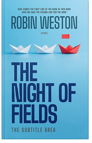 Premade Book Cover Sky Blue