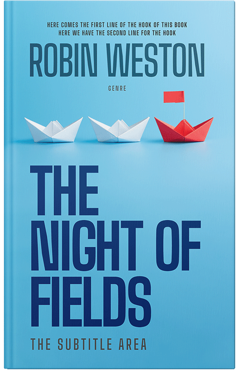 Front view of Premade Self-Improvement & Self-Help Book Cover - Sky Blue