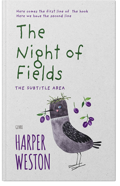 Front view of Premade Children's Book Cover - Mercury