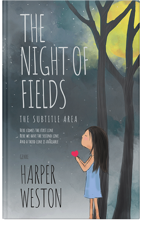 Front view of Premade Romance Book Cover - River Bed