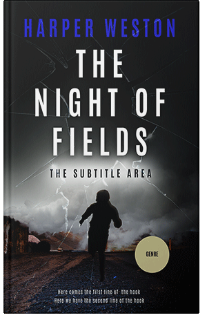 Premade Book Cover Gray Nickel