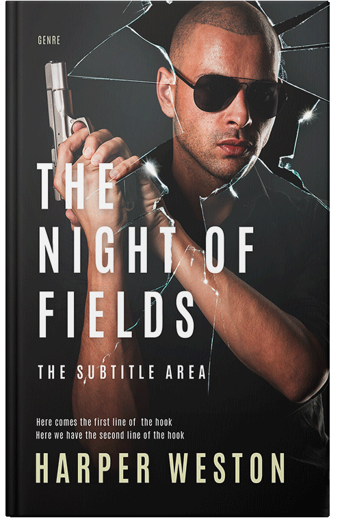 Front view of Premade Mystery & Thriller & Suspense Book Cover - Tan