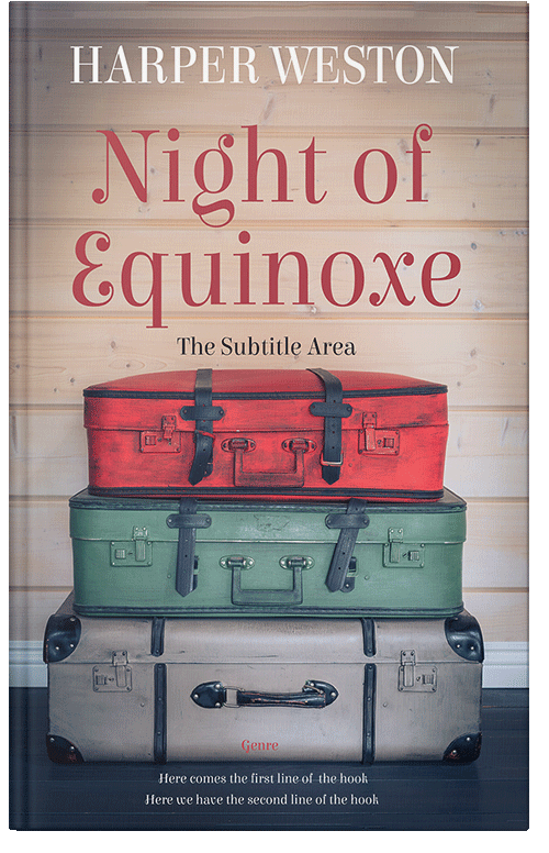 Front view of Premade Literary Fiction Book Cover - Silk