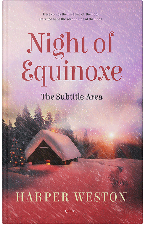 Front view of Premade Literary Fiction Book Cover - Melanie