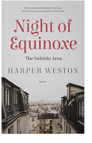 Pre Made Book Cover Alto