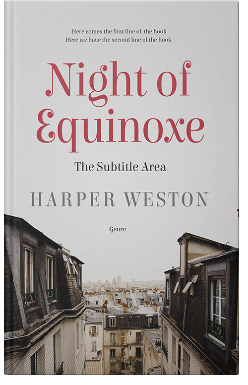 Front view of Premade Romance Book Cover - Alto