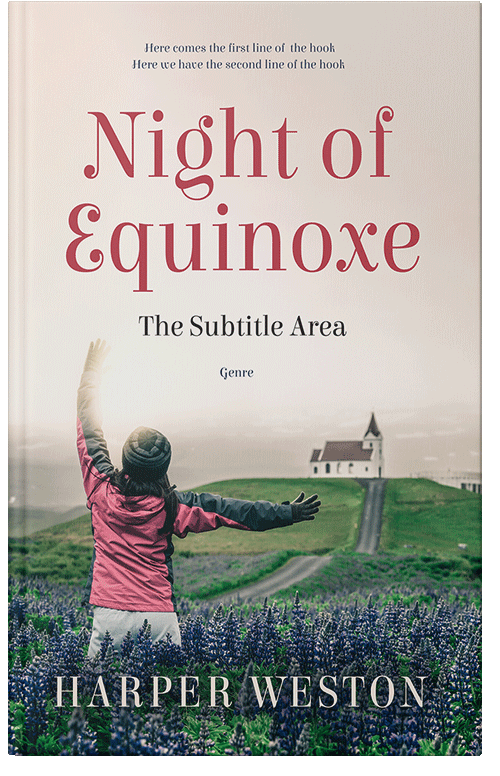 Front view of Premade Religion & Spirituality Book Cover - Stromboli