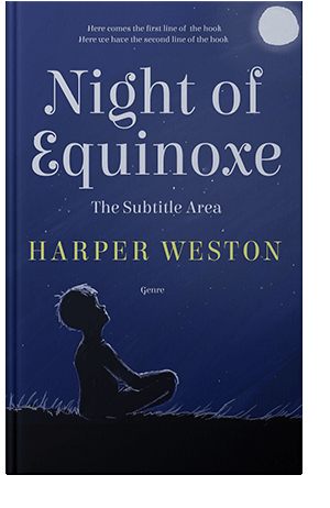 Pre Made Book Cover Blue Zodiac