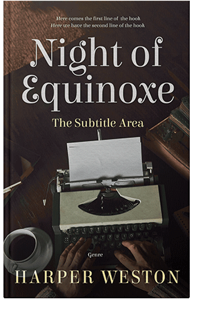 Pre Made Book Cover Gondola