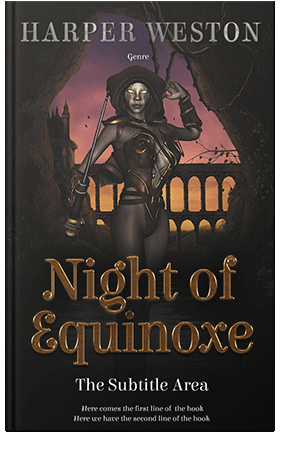 Pre Made Book Cover Cod Gray