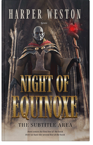 Premade Book Cover Indian Khaki