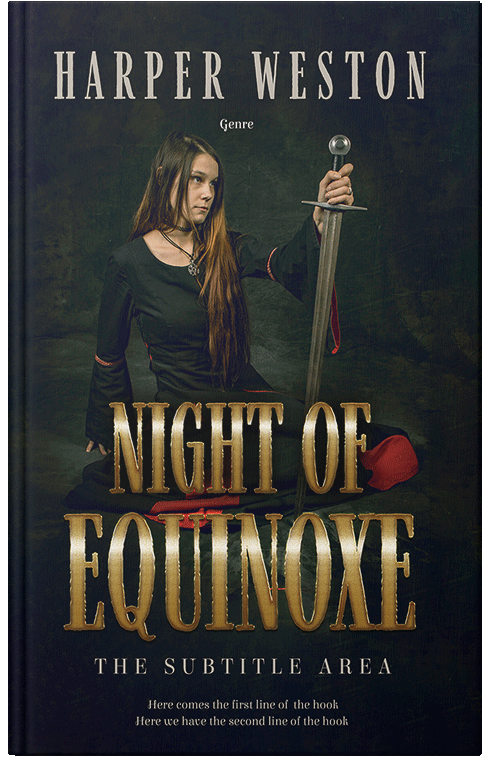 Front view of Premade Fantasy Book Cover - Bunker