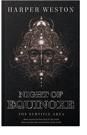 Pre Made Book Cover Cod Gray