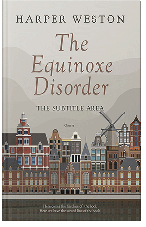 Premade Book Cover Swirl