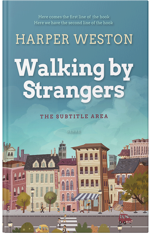 Front view of Premade Literary Fiction Book Cover - Gothic