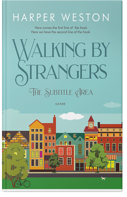 Front view of Premade Literary Fiction Book Cover - Sinbad