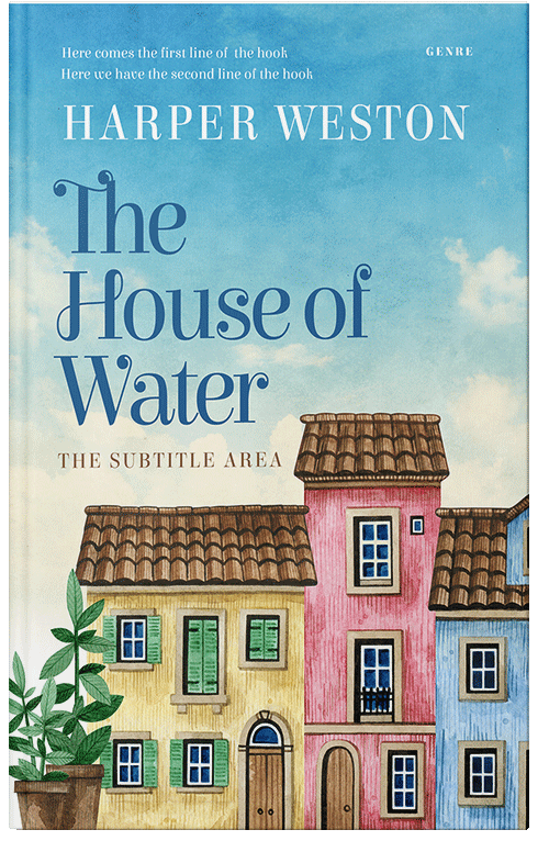 Front view of Premade Fantasy Book Cover - Celeste