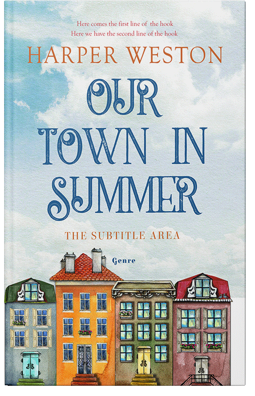 Front view of Premade Literary Fiction Book Cover - Geyser