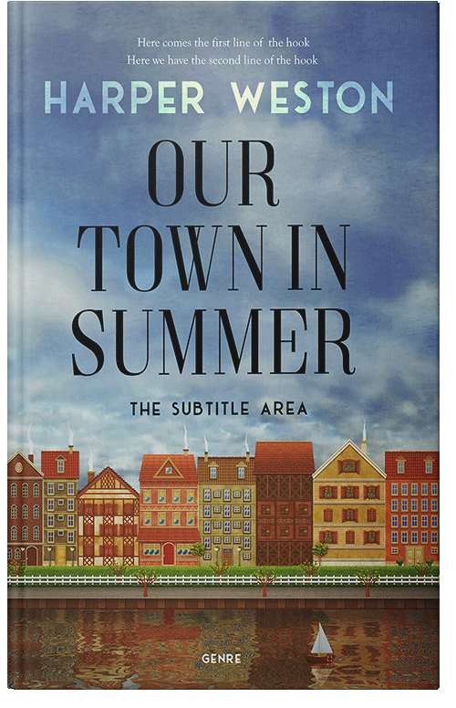 Front view of Premade Literary Fiction Book Cover - Gothic