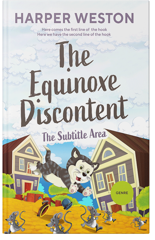 Front view of Premade Children's Book Cover - Zambezi