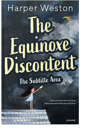 Pre Made Book Cover Moon Mist