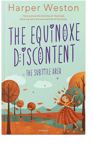 Pre Made Book Cover Tuscany