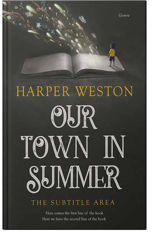 Front view of Premade Teen & Young Adult Book Cover - Dune