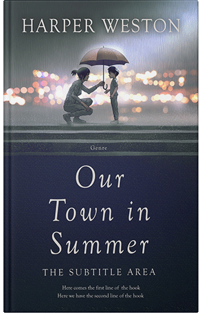 Premade Book Cover Ebony Clay