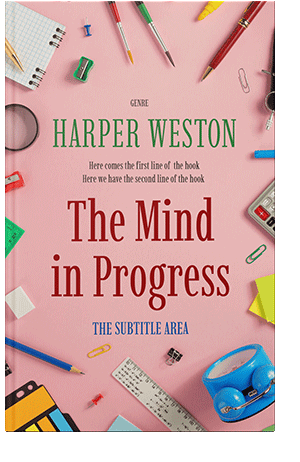 Pre Made Book Cover Beauty Bush