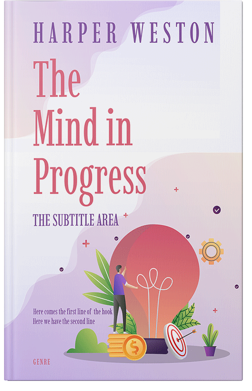 Front view of Premade Business Book Cover - Snuff