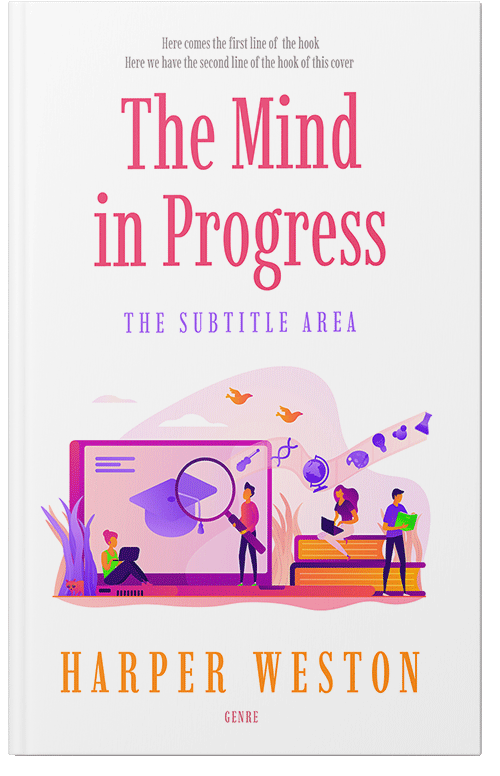 Front view of Premade Education Book Cover - Cherub