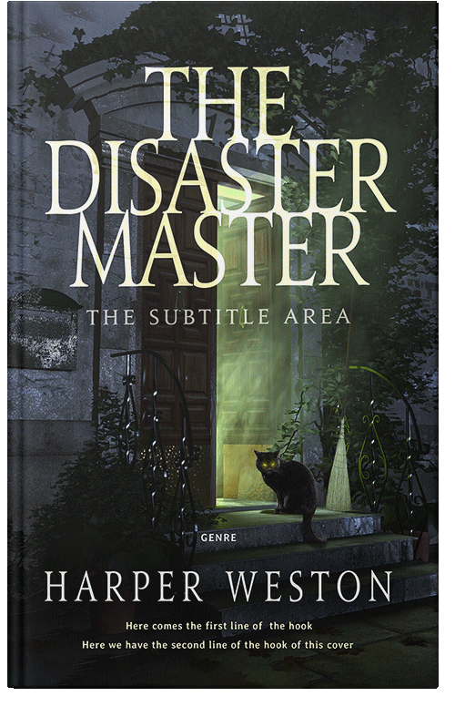 Front view of Premade Mystery & Thriller & Suspense Book Cover - Heavy Metal