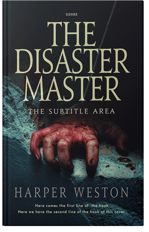 Front view of Premade Horror Book Cover - Bunker