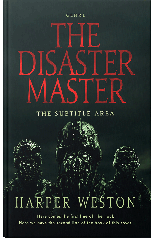 Front view of Premade Apocalyptica Book Cover - Aztec