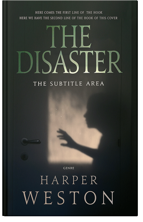 Front view of Premade Mystery & Thriller & Suspense Book Cover - Outer Space