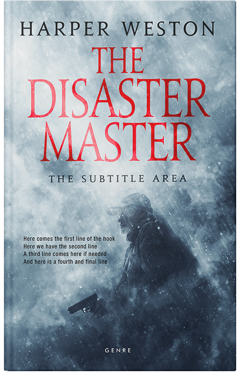 Front view of Premade Mystery & Thriller & Suspense Book Cover - Heather