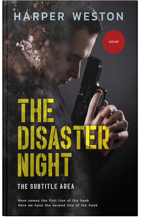 Front view of Premade Mystery & Thriller & Suspense Book Cover - Cod Gray